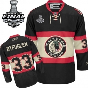 Reebok EDGE Chicago Blackhawks Dustin Byfuglien Authentic Black New Third With Stanley Cup Finals Jersey