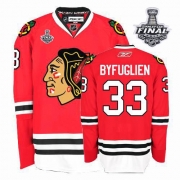 Reebok EDGE Chicago Blackhawks Dustin Byfuglien Authentic Red With Stanley Cup Finals Jersey