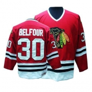 CCM Chicago Blackhawks ED Belfour Authentic Red Throwback Jersey