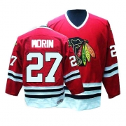 CCM Chicago Blackhawks Jeremy Morin Red Throwback Authentic Jersey