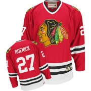 CCM Chicago Blackhawks Jeremy Roenick Red Throwback Authentic Jersey