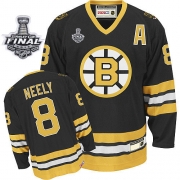 CCM Boston Bruins Cam Neely Black Authentic Throwback with Stanley Cup Finals Jersey