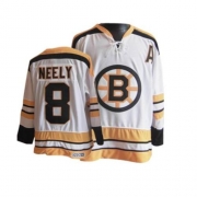 CCM Boston Bruins Cam Neely White Authentic Throwback Jersey