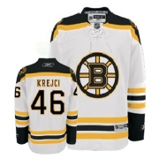 Reebok EDGE Boston Bruins David Krejci White Authentic Jersey