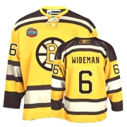 Reebok EDGE Boston Bruins Dennis Wideman Yellow Authentic Winter Classic Jersey