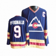CCM Colorado Avalanche Joey MacDonald Authentic Blue Throwback Jersey