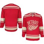 Reebok EDGE Detroit Red Wings Blank Red 2014 Winter Classic Authentic Jersey