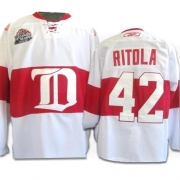 Reebok EDGE Detroit Red Wings Mattias Ritola Authentic White Winter Classic Jersey