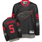 Reebok EDGE Detroit Red Wings Nicklas Lidstrom Black Ice Authentic Jersey