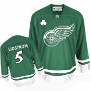 Detroit Red Wings Nicklas Lidstrom Authentic Green St Patty's Day Jersey