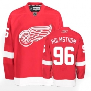 Reebok EDGE Detroit Red Wings Tomas Holmstrom Authentic Red Jersey