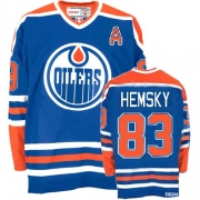 Reebok EDGE Edmonton Oilers Ales Hemsky Light Blue Authentic Jersey