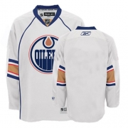 Reebok Edmonton Oilers Blank White Premier Jersey