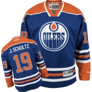 Reebok EDGE Edmonton Oilers Justin Schultz Light Blue Authentic Jersey