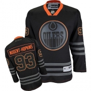 Reebok EDGE Edmonton Oilers Ryan Nugent-Hopkins Black Ice Authentic Jersey
