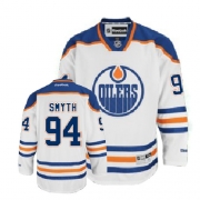 Reebok EDGE Edmonton Oilers Ryan Smyth White Authentic Jersey