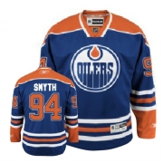 Reebok EDGE Edmonton Oilers Ryan Smyth Ligtht Blue Authentic Jersey