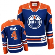 Edmonton Oilers Taylor Hall Women's Light Blue Authentic Jersey