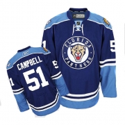 Reebok EDGE Florida Panthers Brian Campbell Authentic Blue Third Jersey