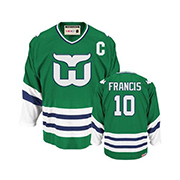 CCM Hartford Whalers Ron Francis Authentic Throwback Green Jersey