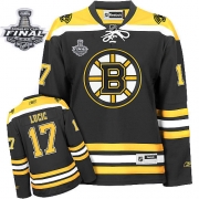 Boston Bruins Milan Lucic Black Women's Authentic with Stanley Cup Finals Jersey