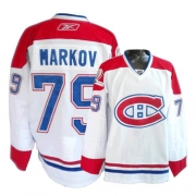 Reebok EDGE Montreal Canadiens Andrei Markov Authentic White Jersey