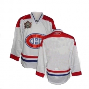 Reebok EDGE Montreal Canadiens Blank Heritage Classic Style White Road Authentic Jersey