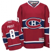 Reebok EDGE Montreal Canadiens Brandon Prust Red Authentic Jersey