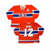 CCM Montreal Canadiens Dominic Moore Red CH Authentic Throwback Jersey