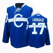 Reebok EDGE Montreal Canadiens Georges Laraque Authentic Blue Jersey