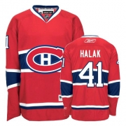 Reebok EDGE Youth Montreal Canadiens Jaroslav Halak Authentic Red Jersey