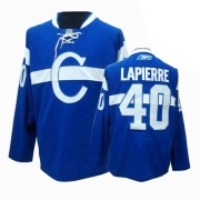 Reebok EDGE Montreal Canadiens Maxim Lapierre Authentic Blue Jersey
