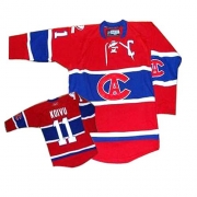 Reebok EDGE Montreal Canadiens Saku Koivu Red CA Style Authentic Jersey