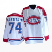 Reebok EDGE Montreal Canadiens Sergei Kostitsyn Authentic White Road Jersey