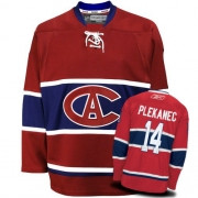Reebok EDGE Montreal Canadiens Tomas Plekanec Red New CA Authentic Jersey