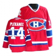 Reebok EDGE Montreal Canadiens Tomas Plekanec Authentic Red New CH Jersey