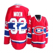 Reebok EDGE Montreal Canadiens Travis Moen Authentic Red New CH Jersey
