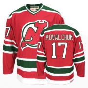 CCM New Jersey Devils Ilya Kovalchuk Authentic Red and Green Team Classic Throwback Jersey