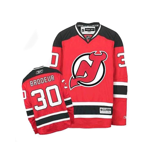 Reebok EDGE Youth New Jersey Devils Martin Brodeur Red Authentic Jersey