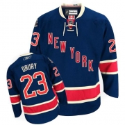 Reebok New York Rangers Chris Drury Premier Dark Blue 85TH Anniversary Third Jersey