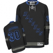 Reebok EDGE New York Rangers Henrik Lundqvist Black Ice Authentic Jersey