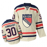 Reebok EDGE New York Rangers Henrik Lundqvist Cream Authentic 2012 Winter Classic Jersey