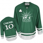 New York Rangers Marian Gaborik Green St Patty's Day Authentic Jersey