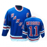 CCM New York Rangers Mark Messier Blue Authentic Throwback Jersey