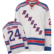 Reebok EDGE New York Rangers Ryan Callahan White Road Authentic Jersey