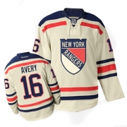 Reebok EDGE New York Rangers Sean Avery Cream Authentic 2012 Winter Classic Jersey