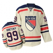 Reebok EDGE New York Rangers Wayne Gretzky Cream Authentic 2012 Winter Classic Jersey