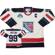 CCM New York Rangers Wayne Gretzky White Authentic 2012 Winter Classic Throwback Jersey