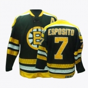 CCM Boston Bruins Phil Esposito Black Authentic Throwback Jersey