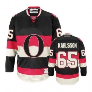 Reebok EDGE Ottawa Senators Erik Karlsson Black New Third Authentic Jersey